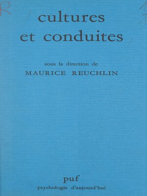 cover image of Cultures et conduites